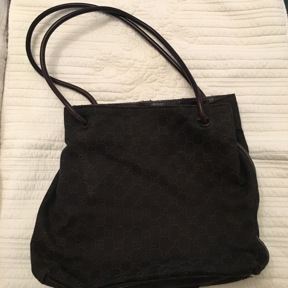 Gucci bucket vintage bag color tobacco